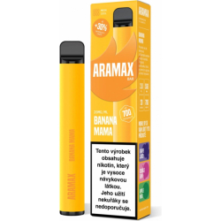 Aramax Bar 700 elektronická cigareta Banana Mama 20mg