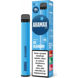 Aramax Bar 700 elektronická cigareta Ice Blueberry 20mg