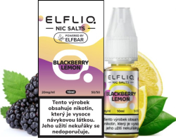 Liquid ELFLIQ Nic SALT Blackberry Lemon 10ml