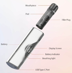 iSmoka-Eleaf ISILK elektronická cigareta 850mAh Silver