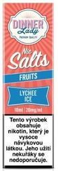 Liquid Dinner Lady Nic SALT Lychee Ice 10ml - 20mg