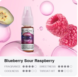 Liquid ELFLIQ Nic SALT Blueberry Sour Raspberry 10ml