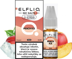 Liquid ELFLIQ Nic SALT Peach Ice 10ml