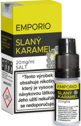 Liquid Emporio SALT Slaný Karamel 10ml - 20mg