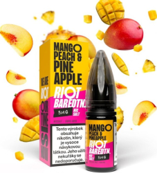 Liquid Riot BAR EDTN Salt Mango Peach Pineapple (Mango, broskev a ananas) 10ml