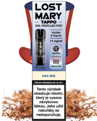 LOST MARY TAPPO Pods cartridge 1Pack USA Mix 17mg