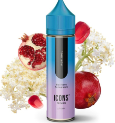 Příchuť ProVape Icons S&V 10ml: Pop Idol (Černý bez, granátové jablko)