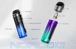 Smoktech NORD C 50W elektronická cigareta 1800mAh Pink Purple