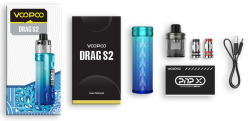 VOOPOO Drag S2 Mod Pod 60W grip 2500mAh Colorful Silver